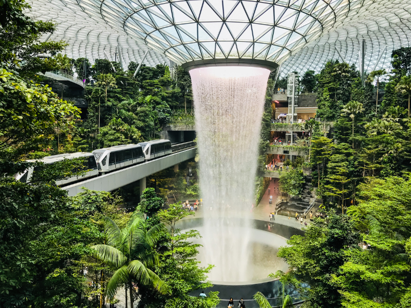 Thác nước Jewel Changi